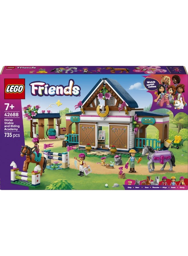 LEGO Friends Horse Stable and Riding Academy Toy 42688 (Age 7+, 735 Pieces) - Image 2